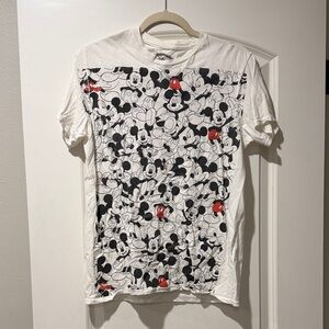 Disney White Cotton T-Shirt